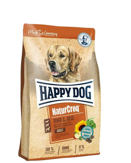 Happy Dog Premium – NaturCroq Beef & Rice- For Adult Dogs 4kg