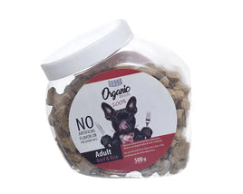 ORGO Organic Biscuits & Crunchy Treats Beef & Rice Taste For Dogs 500g