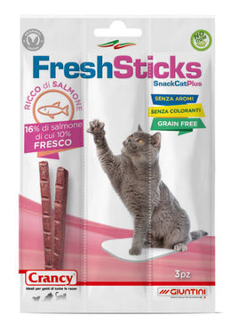 Crancy Fresh Sticks for Cats - Rich in Salmon