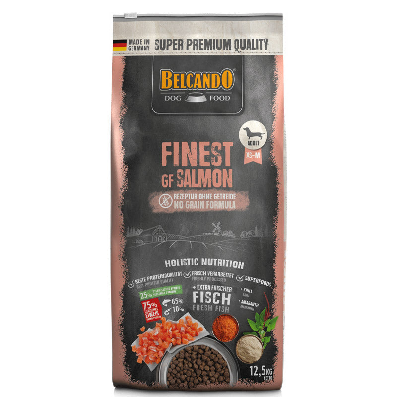 Belcando Finest Grain Free Salmon (XS-M ) Holistic Dog Dry Food 12.5 kg