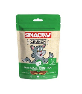 Snacky Crunch Dry Cat Treat Hairball Control with Chicken 60gm