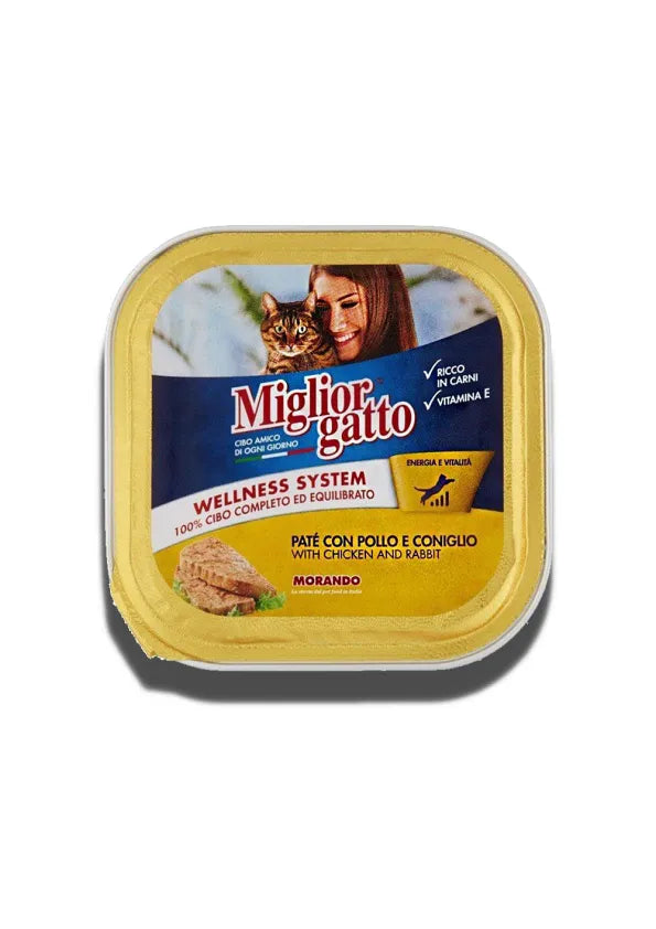 miglor gatto with chicken and rabbit