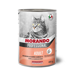 MORANDO Professional cat chunks with salmon and shrimps
