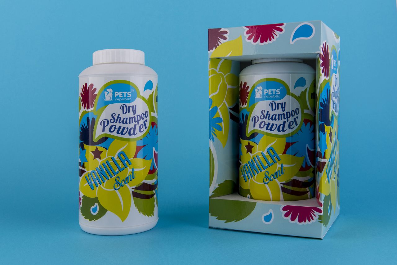 Pets Republic Dry Powder Shampoo Scents 500g Vanilla